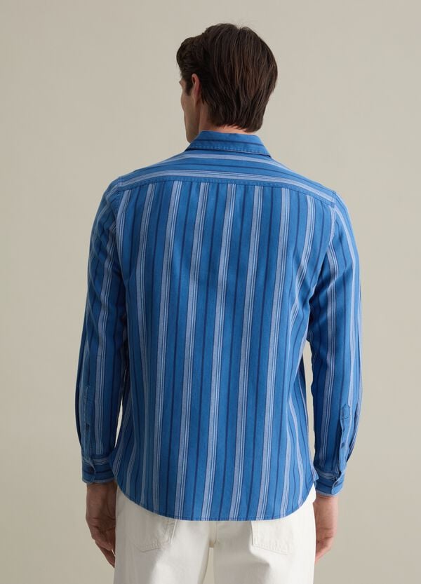 Ovs Shacket In Cotone A Righe