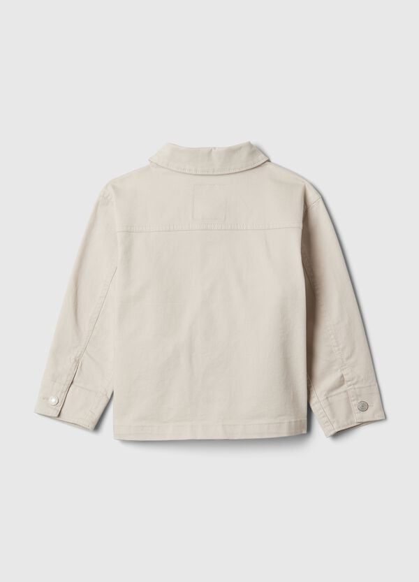 Ovs Shacket In Cotone Stretch