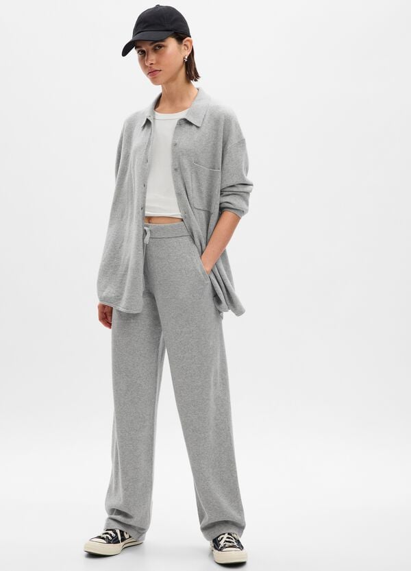 Ovs Shacket oversize in maglia con tasca