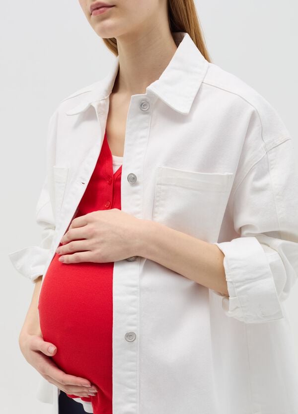 Ovs Shacket Premaman Tinta Unita