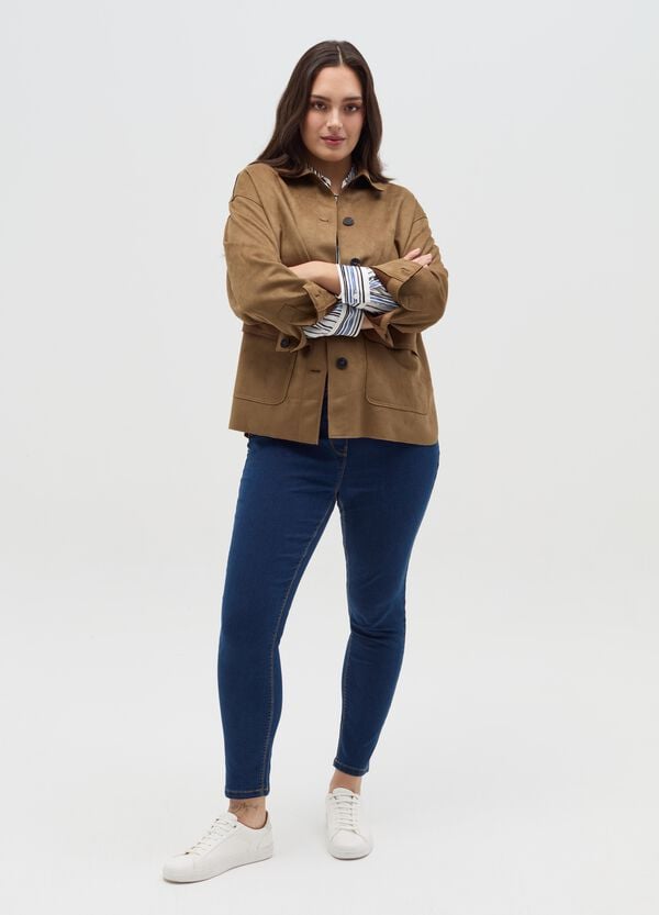 Ovs Shacket Scamosciata Curvy