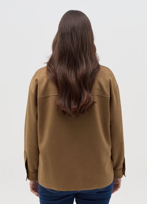 Ovs Shacket Scamosciata Curvy