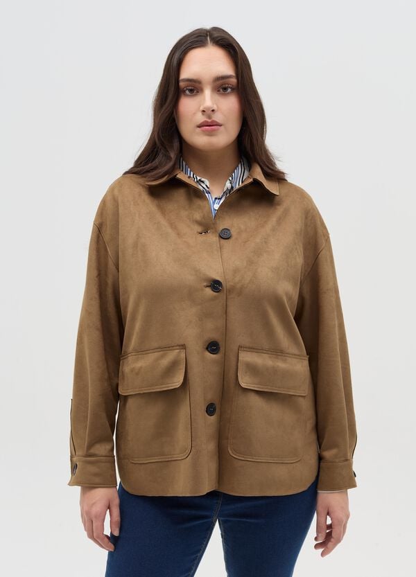 Ovs Shacket scamosciata Curvy