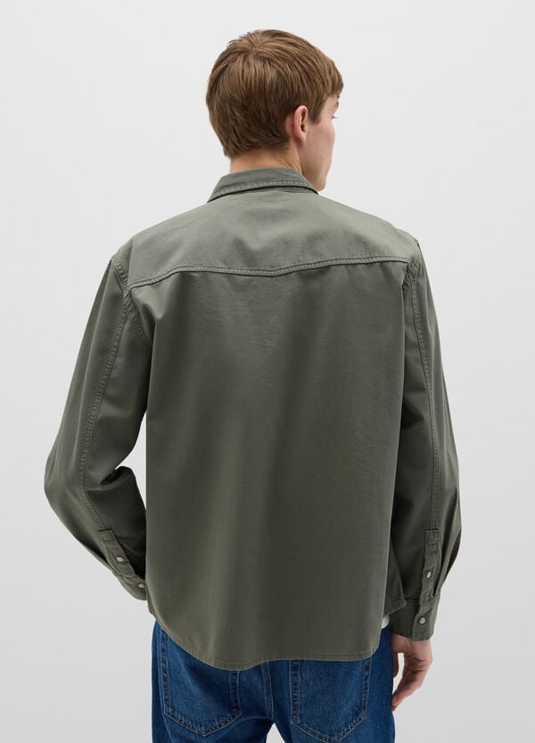 Ovs Shacket Western In Cotone