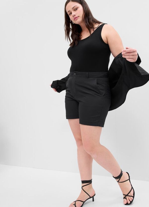 Ovs Shorts Chino In Cotone Stretch