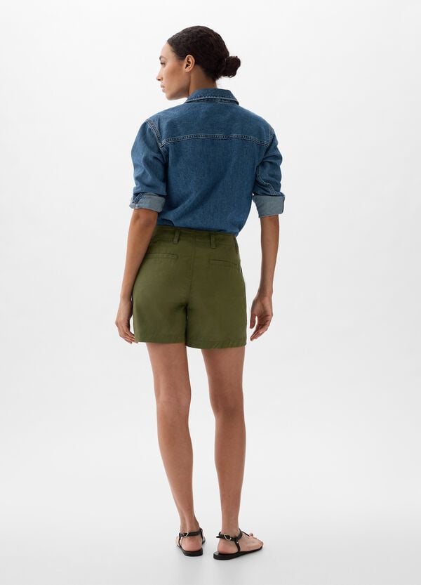 Ovs Shorts Chino In Cotone Stretch