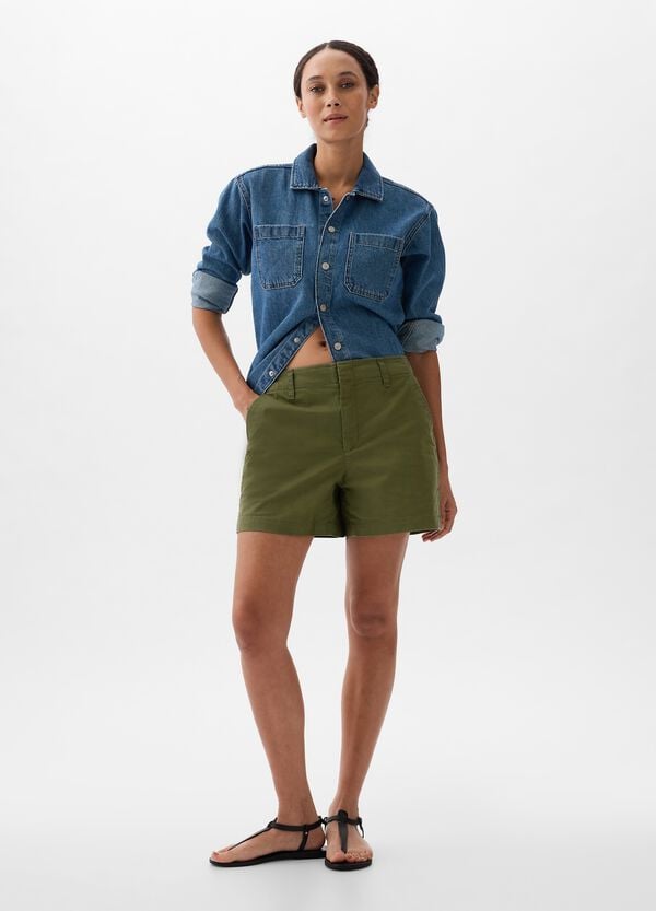 Ovs Shorts chino in cotone stretch