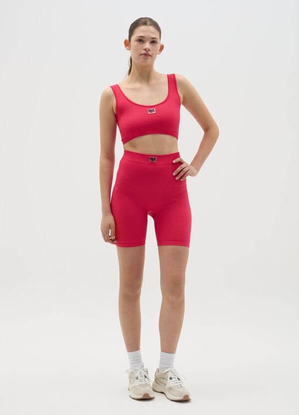 Ovs Shorts ciclista a costine