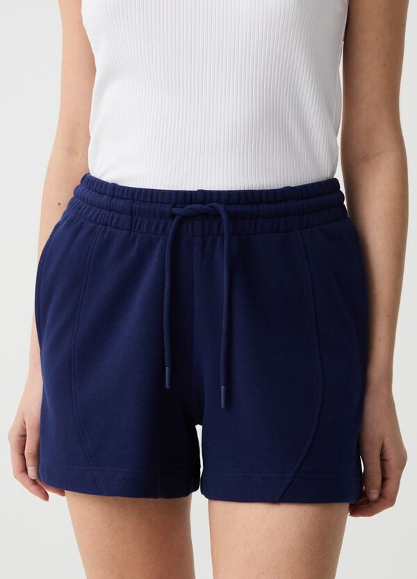 Ovs Shorts Essential Con Cuciture In Rilievo