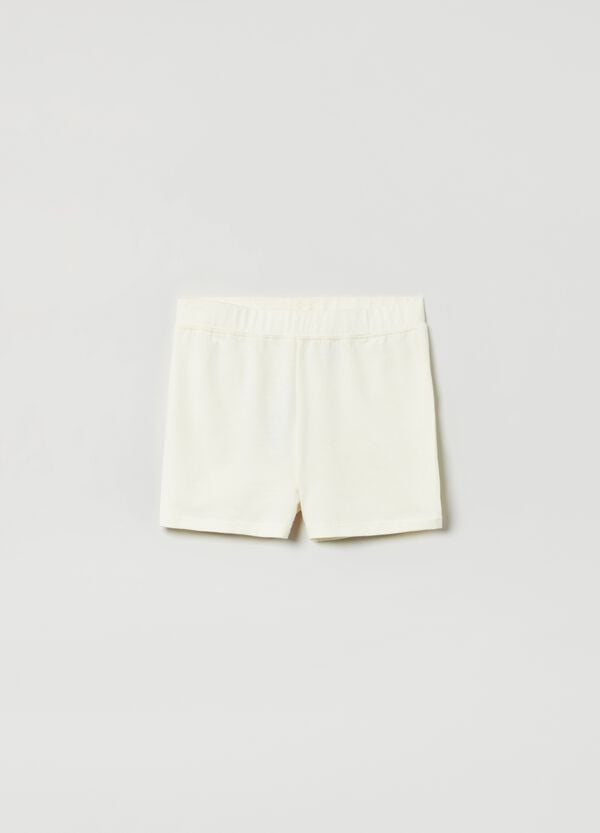 Ovs Shorts in cotone bio tinta unita