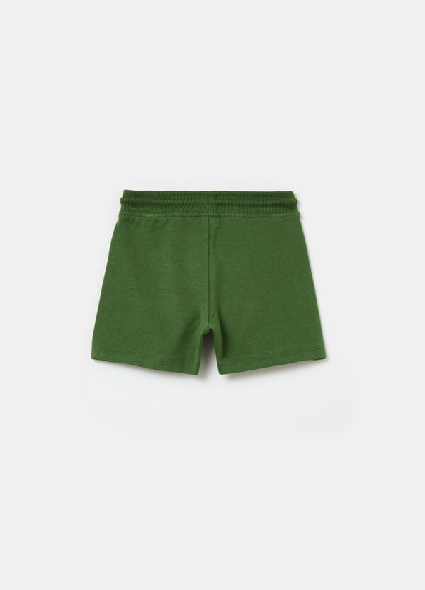 Ovs Shorts In Cotone Con Coulisse E Tasche