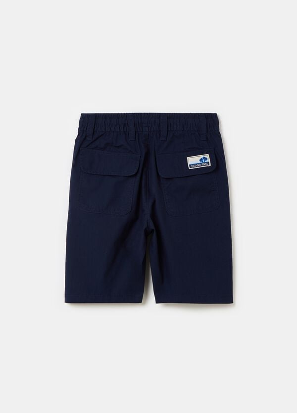 Ovs Shorts In Cotone Con Coulisse