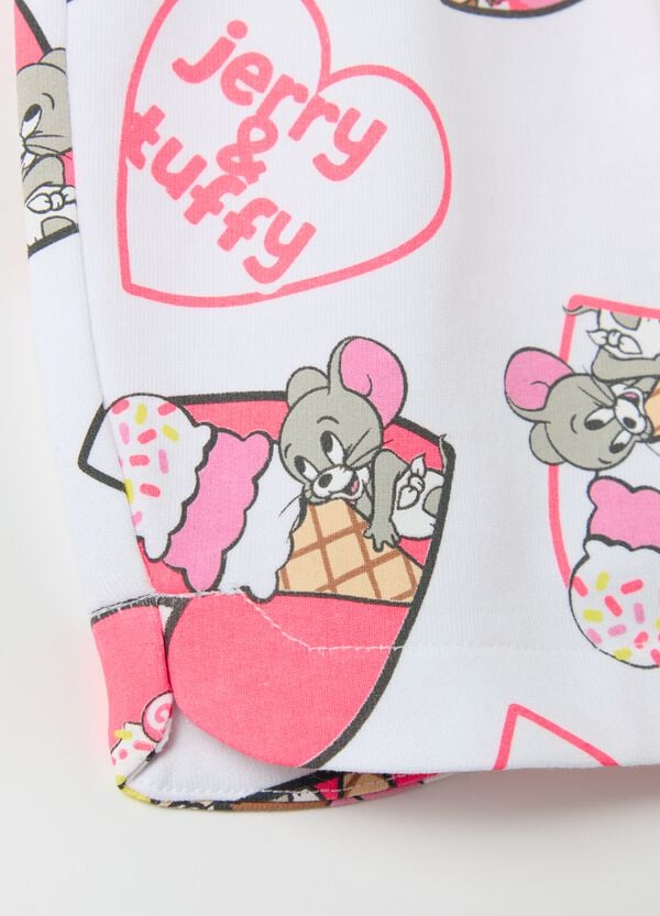 Ovs Shorts In Cotone Con Coulisse Stampa Tom & Jerry