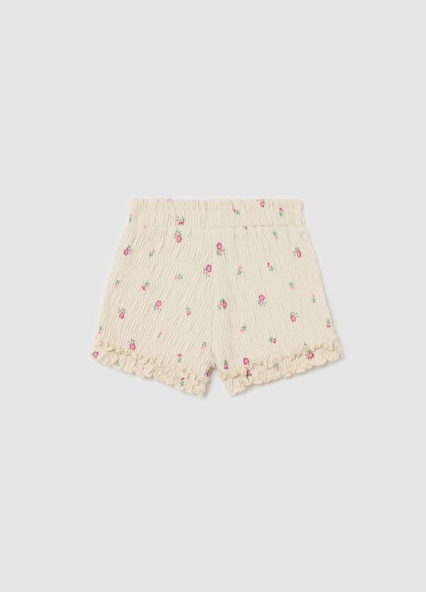 Ovs Shorts In Cotone E Modal Con Stampa Fiorellini