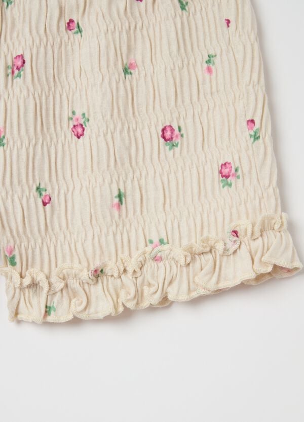 Ovs Shorts In Cotone E Modal Con Stampa Fiorellini