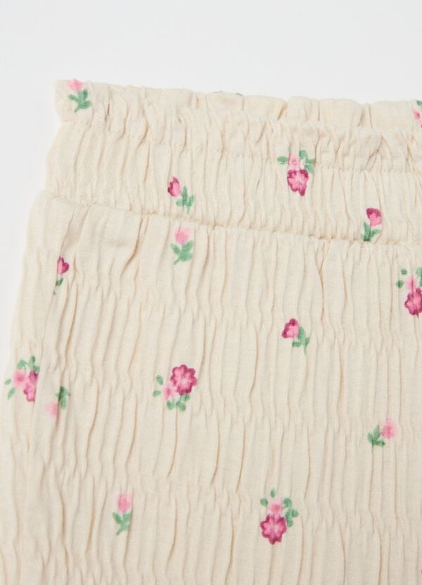 Ovs Shorts In Cotone E Modal Con Stampa Fiorellini