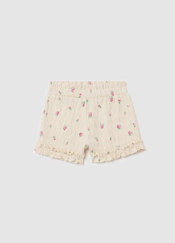Ovs Shorts in cotone e modal con stampa fiorellini