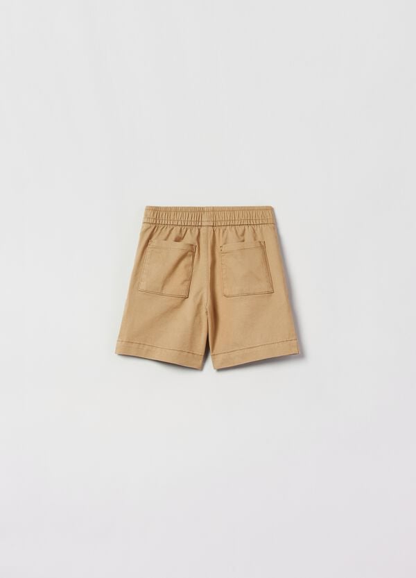 Ovs Shorts In Cotone Stretch Con Coulisse