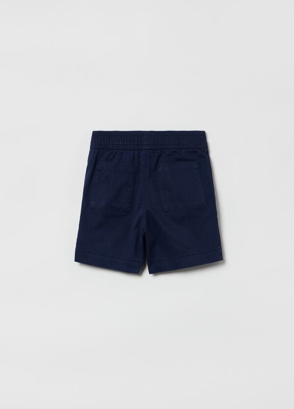 Ovs Shorts In Cotone Stretch Con Coulisse