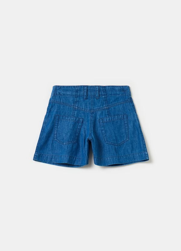 Ovs Shorts In Denim Cinque Tasche