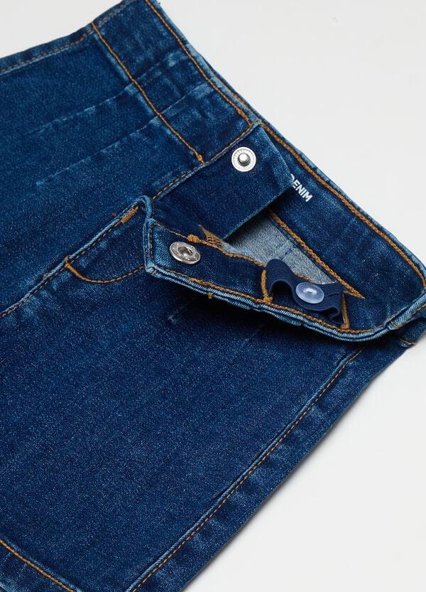Ovs Shorts In Denim Con Pinces