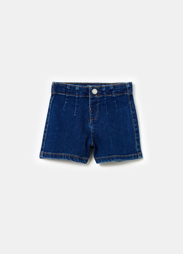 Ovs Shorts in denim con pinces
