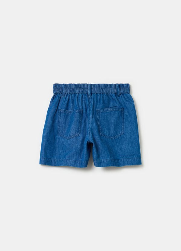 Ovs Shorts In Denim Con Tasche