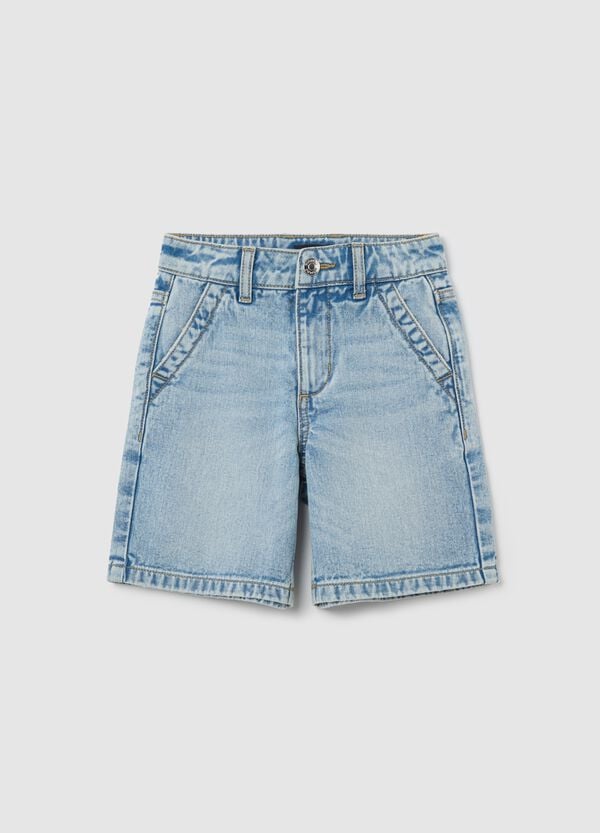 Ovs Shorts in denim con tasche