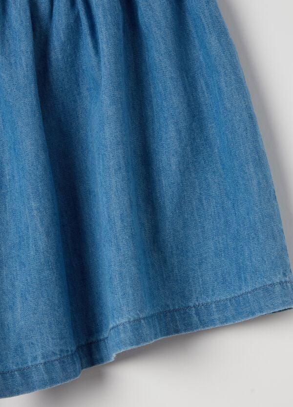 Ovs Shorts In Denim Con Vita Elasticata