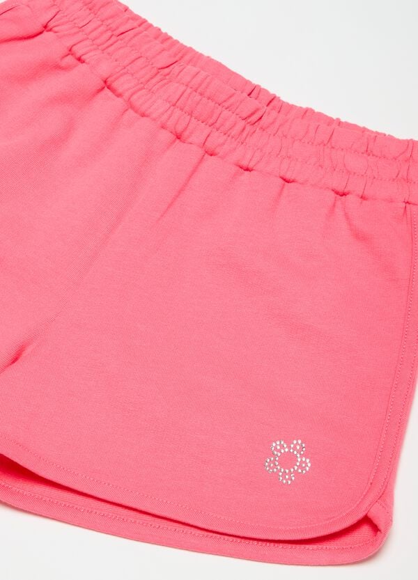 Ovs Shorts In Felpa Con Strass