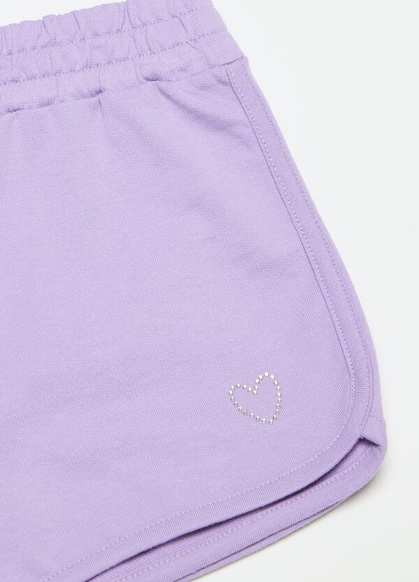 Ovs Shorts In Felpa Con Strass
