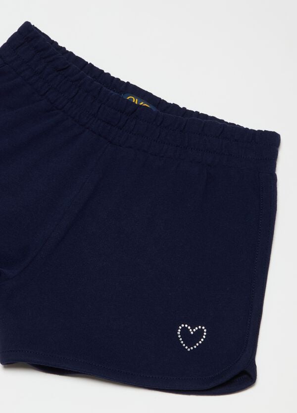 Ovs Shorts In Felpa Con Strass