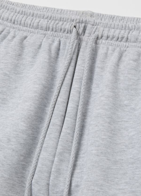 Ovs Shorts In French Terry Con Coulisse Grigio