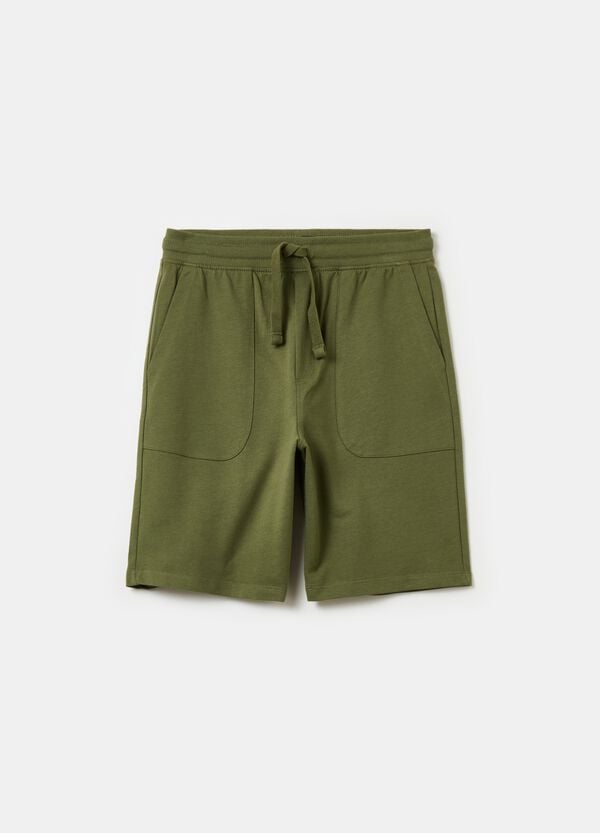 Ovs Shorts in French Terry tinta unita