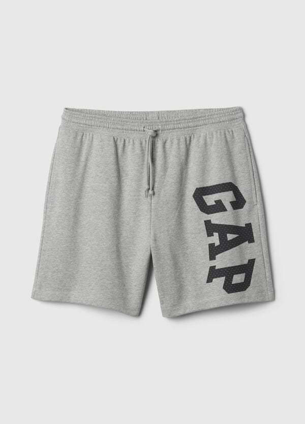 Ovs Shorts Jogger In Felpa Stampa Maxi Logo