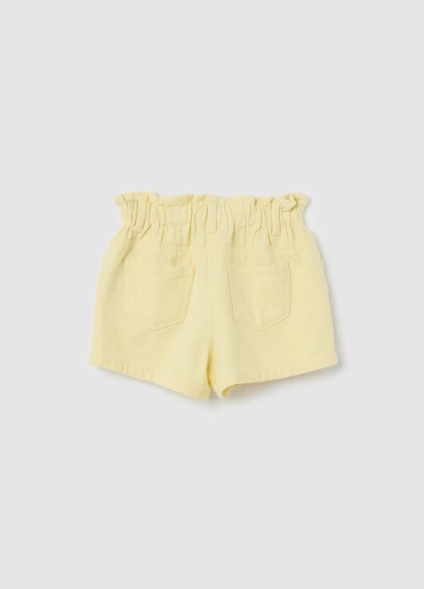 Ovs Shorts Paper Bag In Cotone E Lyocell