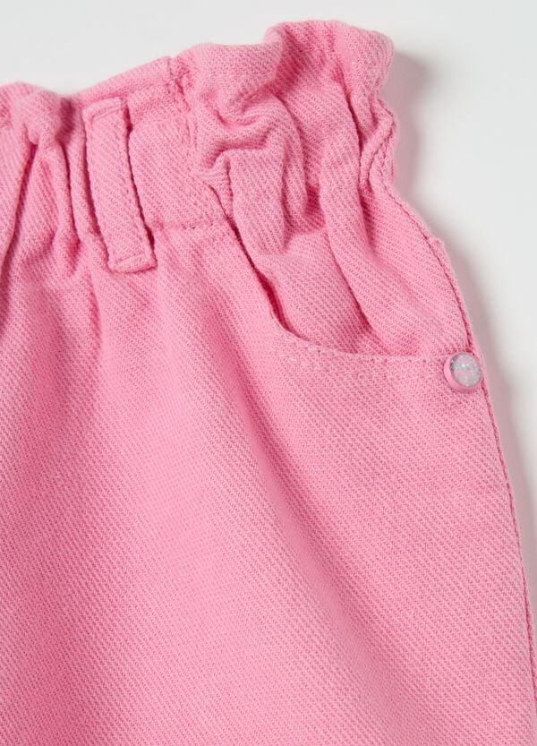 Ovs Shorts Paper Bag In Cotone E Lyocell
