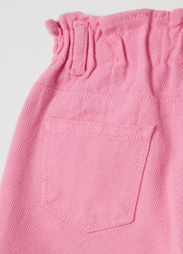 Ovs Shorts Paper Bag In Cotone E Lyocell