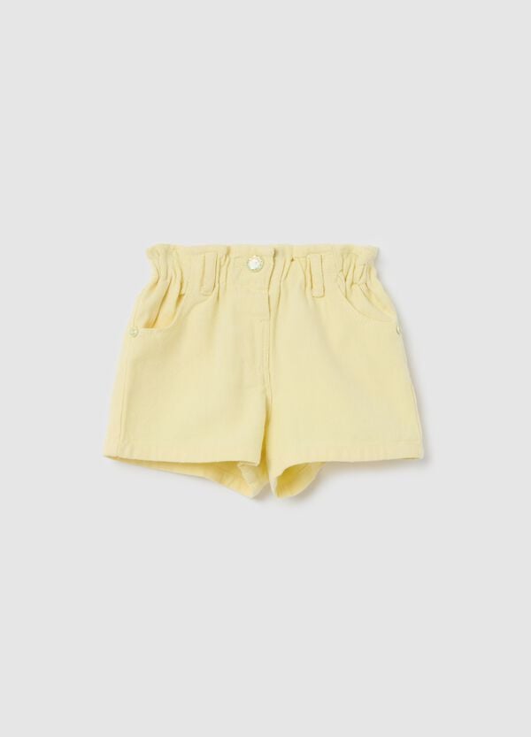 Ovs Shorts paper bag in cotone e Lyocell