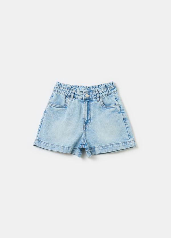 Ovs Shorts paper bag in denim