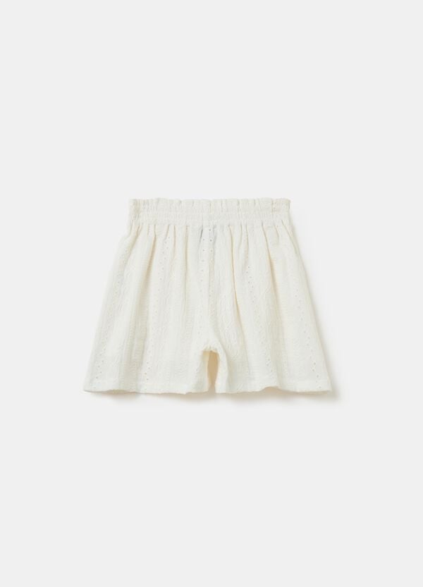 Ovs Shorts Paper Bag In Sangallo Con Coulisse