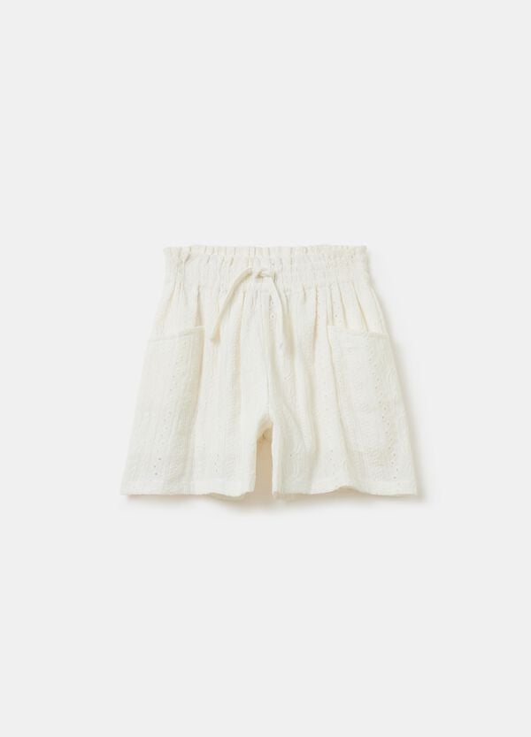 Ovs Shorts paper bag in sangallo con coulisse
