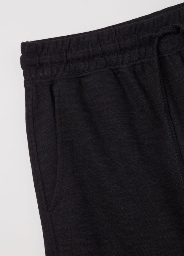 Ovs Shorts Pigiama In Jersey Slub Con Coulisse
