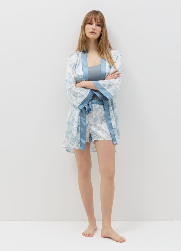 Ovs Shorts pigiama in raso satin fantasia
