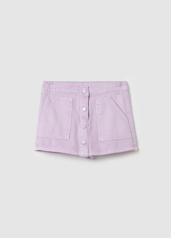 Ovs Skort in denim con tasche