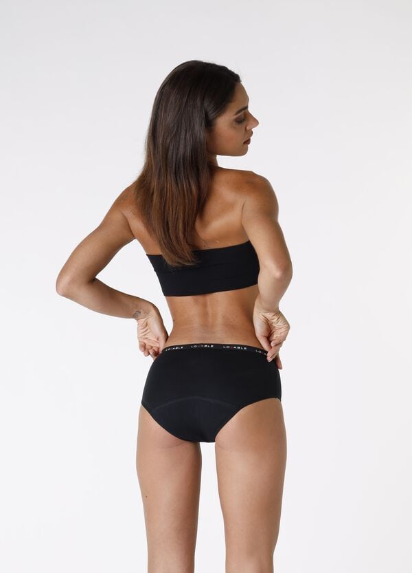 Ovs Slip Classici Neri In Cotone Stretch LOVABLE