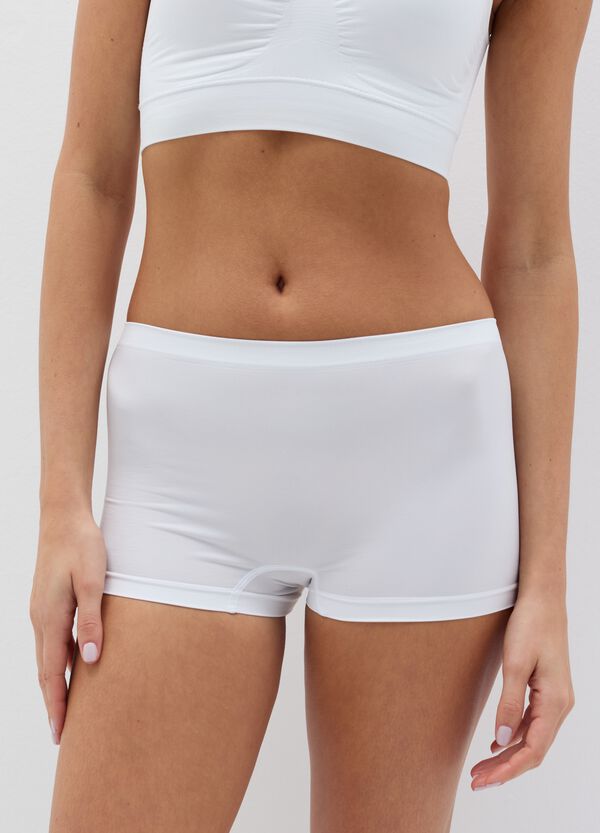 Ovs Slip Hipster In Microfibra Bianca