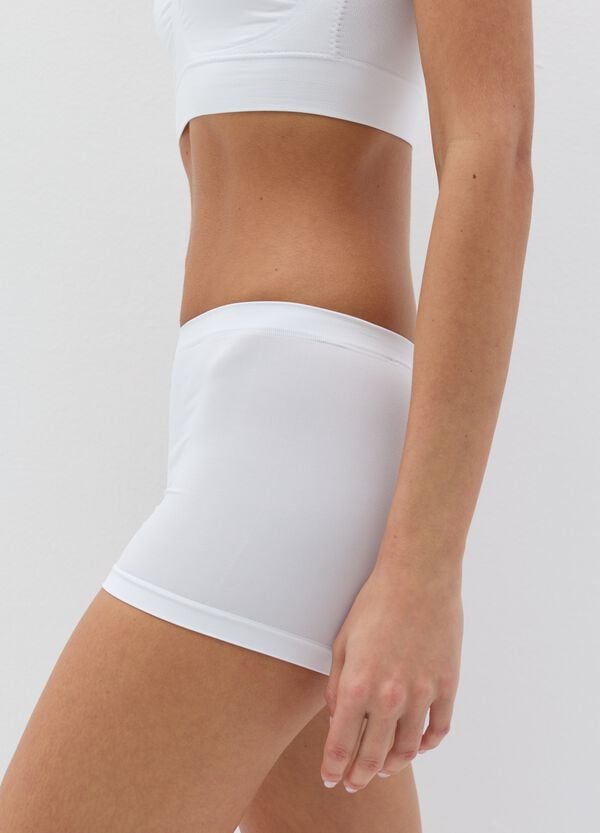 Ovs Slip Hipster In Microfibra Bianca