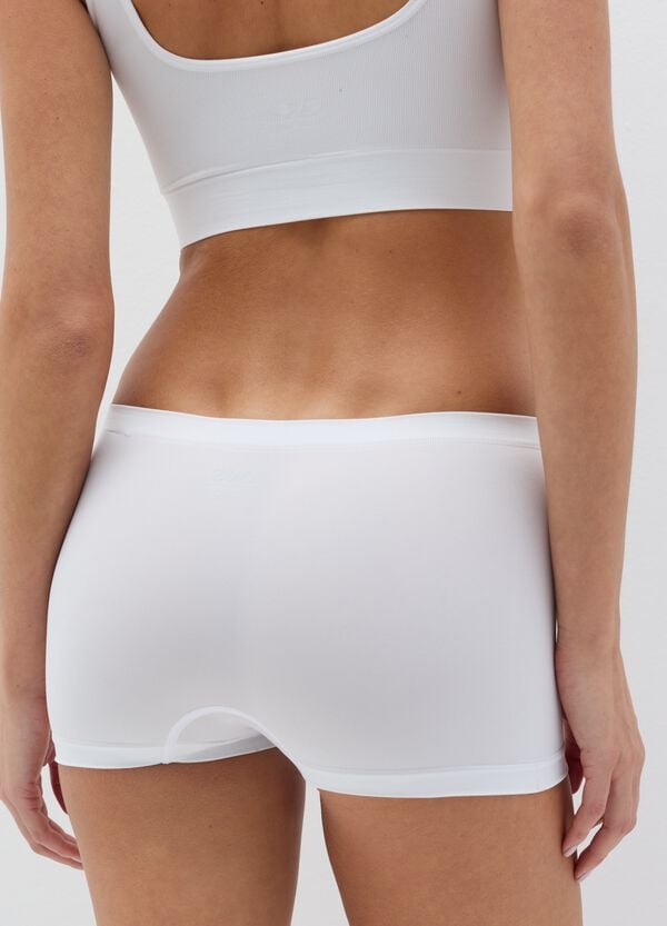 Ovs Slip Hipster In Microfibra Bianca