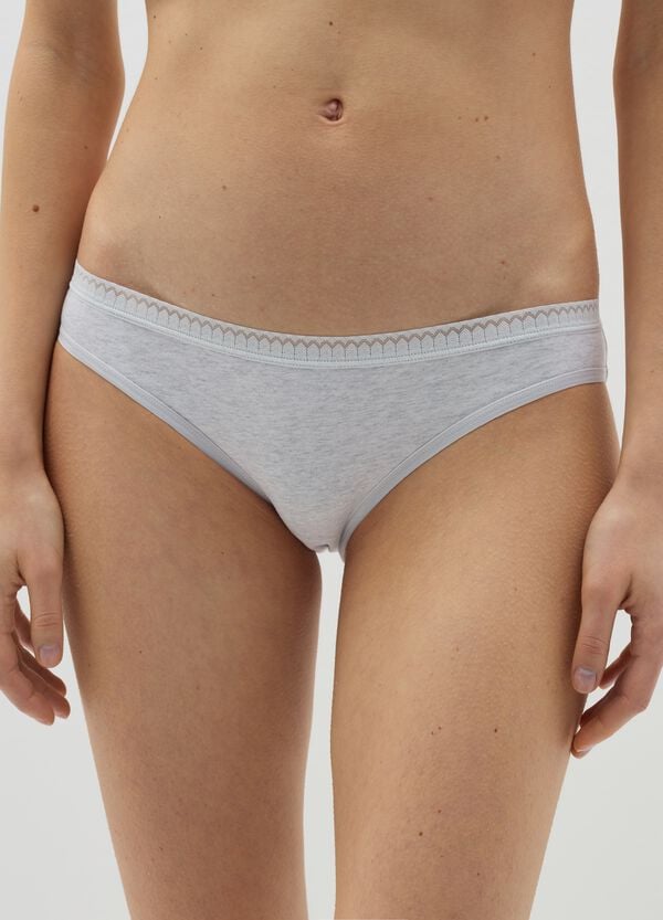 Ovs Slip In Cotone Stretch Con Dettaglio